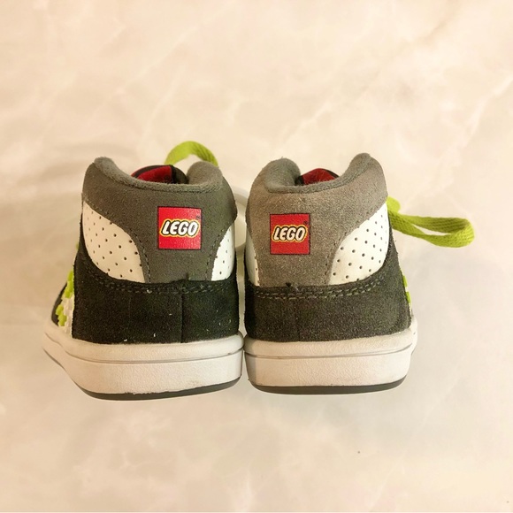 Lego Boys High Top Lace Up Sneakers Runners Size 6 Child’s Athletic Shoes - Picture 9 of 11